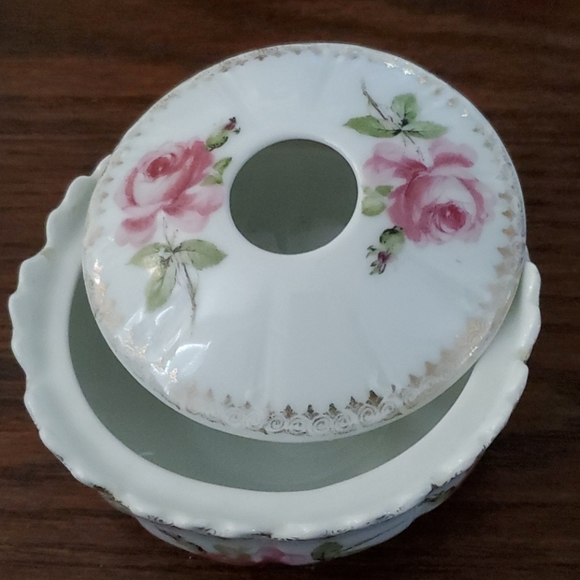 ANTIQUE VICTORIAN EDWARDIAN HAIR RECIVER - Picture 2 of 12